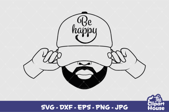 Be Happy Man Cap