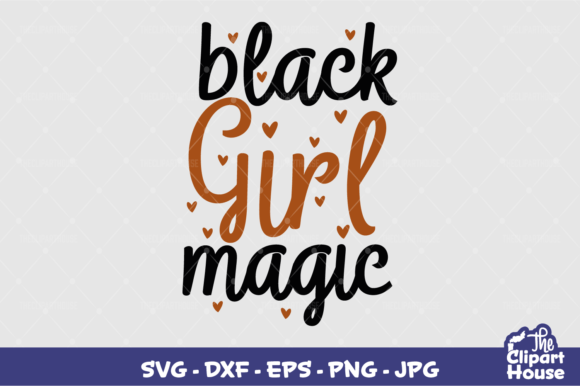 Black Girl Magic Hearts