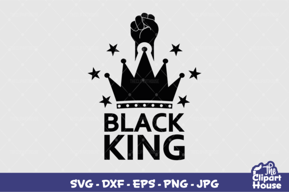 Black King Graphics for Crafts