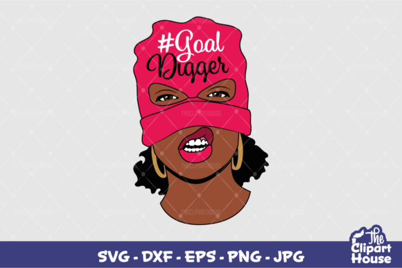 Goal Digger Smirk Graphics for Crafts