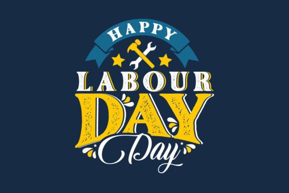 Happy Labor Day SVG T-shirt: A Graphic Asset for Modern Content