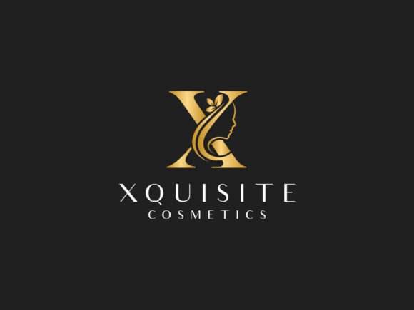 Letter X Beauty Salon Logo Template