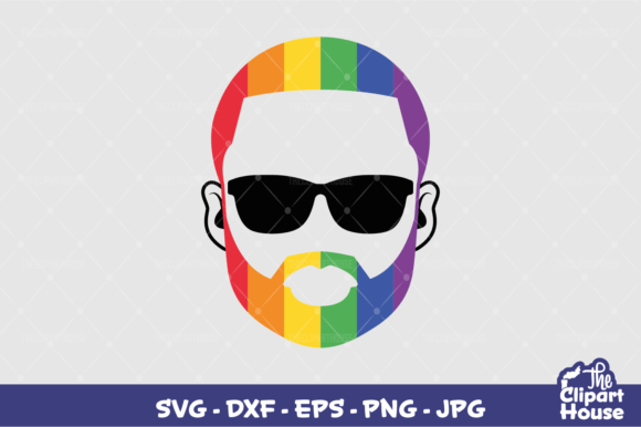 LGBTQ Man Graphics for Crafts