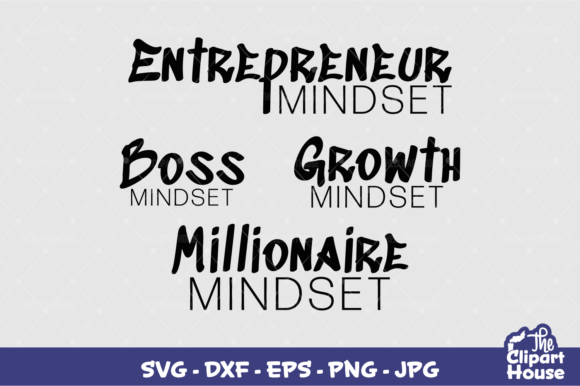 Mindset Bundle Graphics for Crafts