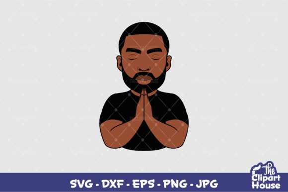Praying Black Man