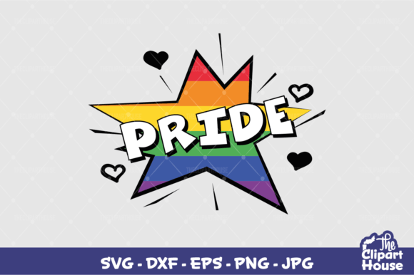 Pride Star Graphics for Crafts
